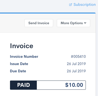 Sending Invoices – Advanced Billing